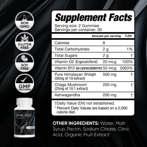 Paquete de 60 gomitas