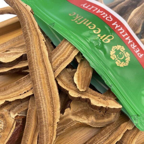 Paquete 8 oz hongo reishi rojo japonés secado Greenlike