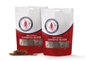 Paquete de 8 oz de rodajas de ginseng Panax rojo Dairyland