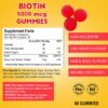 Paquete ALFA VITAMINS gomitas biotina 60 unidades
