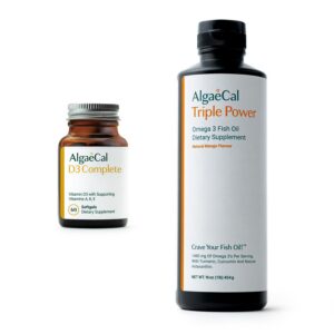 Version 1.0.0 Paquete ALGAECAL vitaminas D3, K2, A, E y Omega-3