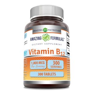 Version 1.0.0 Paquete Amazing Formulas vitamina B12 1000 mcg 300 tabletas