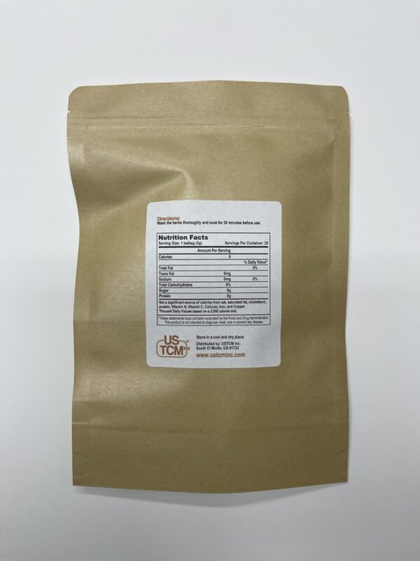 Paquete astrágalo 4 onzas empaque papel de arroz