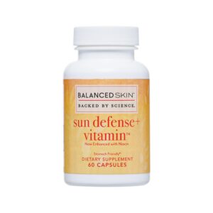 Version 1.0.0 Paquete Balanced Skin Sun Defense+ vitaminas con niacina
