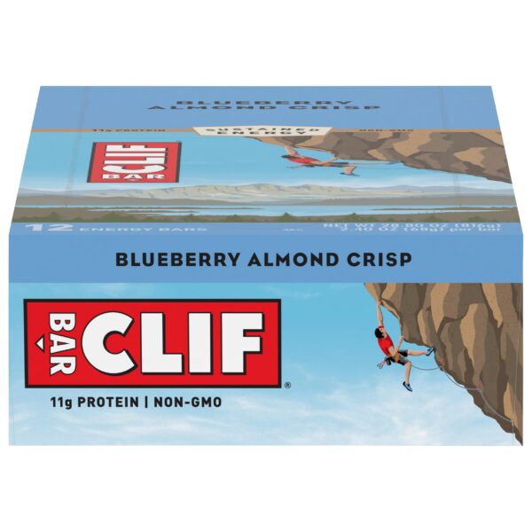 Paquete de barras energéticas CLIF BARS sabor Blueberry Crisp