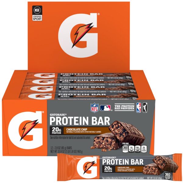 Paquete de barras recuperación Gatorade Whey Protein
