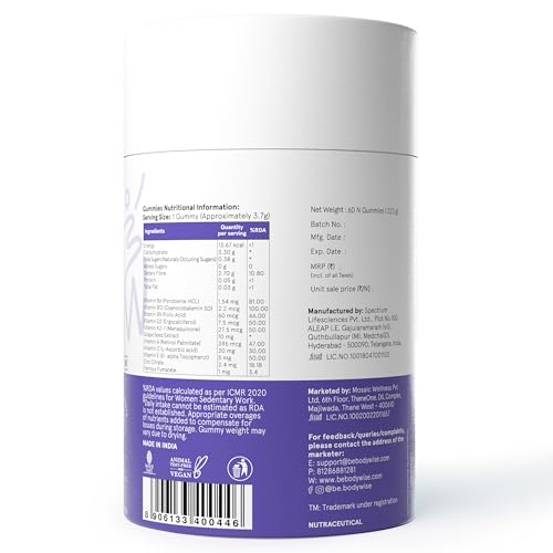 Version 1.0.0 Paquete Be Bodywise gomitas biotina sabor fresa