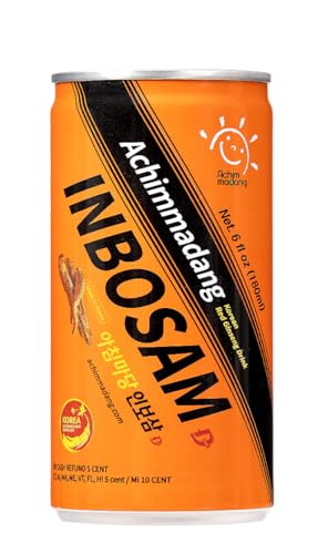 Version 1.0.0 Paquete de bebida ginseng rojo coreano Achimmadang Inbosam 6 oz