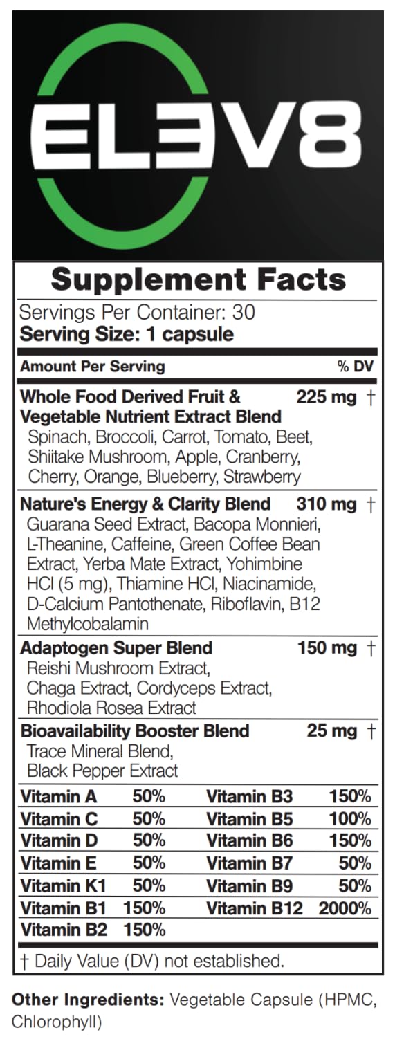 Version 1.0.0 Paquete BEpic ELEV8 con 70 cápsulas incluido regalo