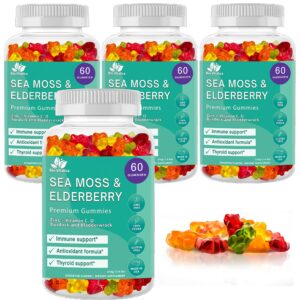 Paquete BIO VITALICA Sea Moss Elderberry con gomitas y cápsulas