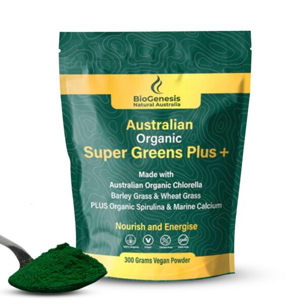 Paquete Biogenesis SuperGreens Plus polvo vegetal 300g
