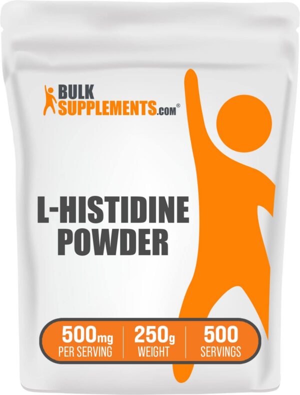 Paquete BulkSupplements polvo L-Histidina 250 gramos