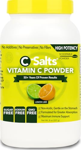Paquete C-Salts Polvo vitamina C tampona alta dosis 8oz