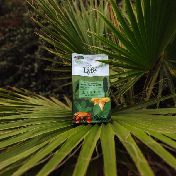 Paquete de café LYFE con mezcla de hongos funcionales orgánicos