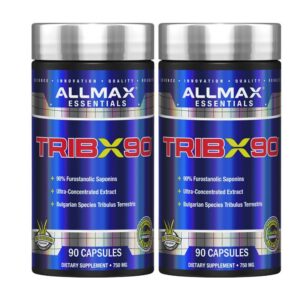 Paquete de cápsulas ALLMAX TRIBX90 Tribulus terrestris para testosterona