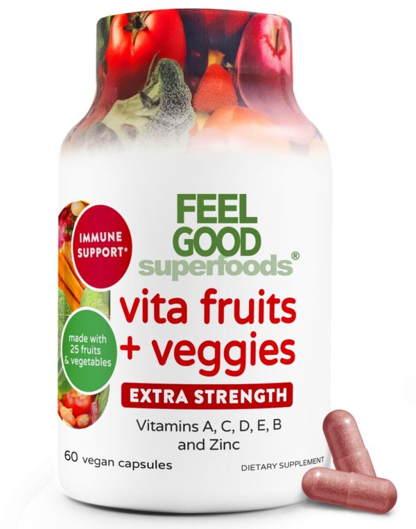 Paquete cápsulas apoyo inmunológico FeelGood Superfoods 60 unidades