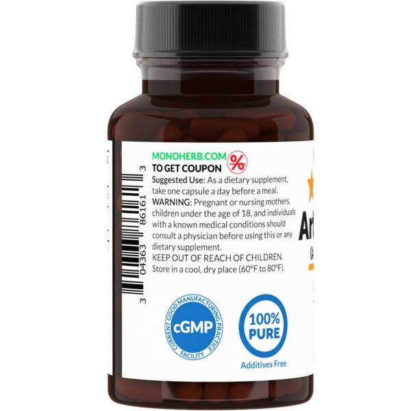 Version 1.0.0 Paquete cápsulas Artemisinina MONOHERB 90 unidades