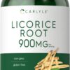 Paquete de cápsulas Carlyle 900 mg raíz de regaliz 300 unidades