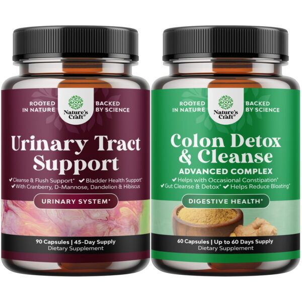 Paquete cápsulas D Mannose y arándano Natures Craft 90 unidades