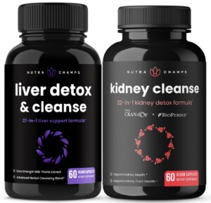Version 1.0.0 Paquete cápsulas limpieza hígado y riñones NutraChamps caja