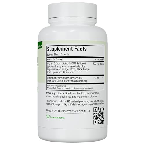 Paquete cápsulas Maxi Health vitamina C liposomal 90 unidades