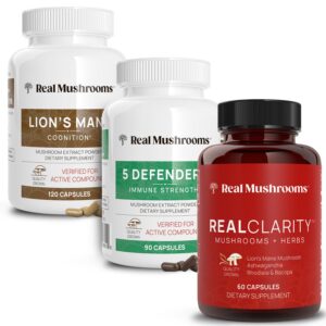 Paquete de cápsulas RealClarity, Melena de León y 5 Defensores