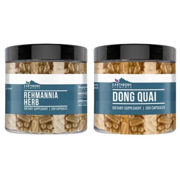 Paquete de cápsulas Rehmannia y Dong Quai Earthborn Elements