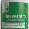 Paquete de cápsulas Resveratrol ResVida 100mg de Health Thru Nutrition