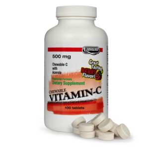 Paquete de caramelo masticable Landau vitamina C 500mg
