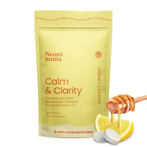 Paquete de caramelos NeuroGum Calm & Clarity sin azúcar 90 piezas