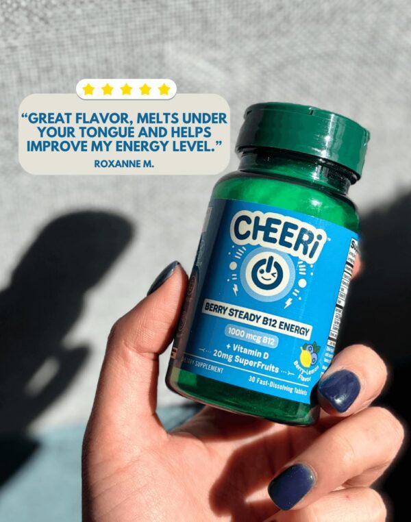 Paquete de Cheerific B12 Energy Melt para energía diaria