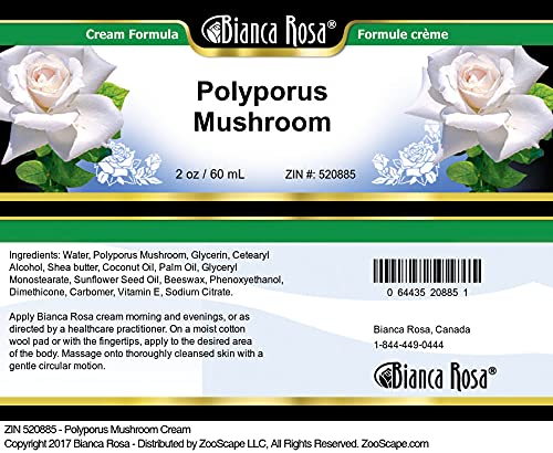 Paquete de crema de hongo Polyporus Bianca Rosa