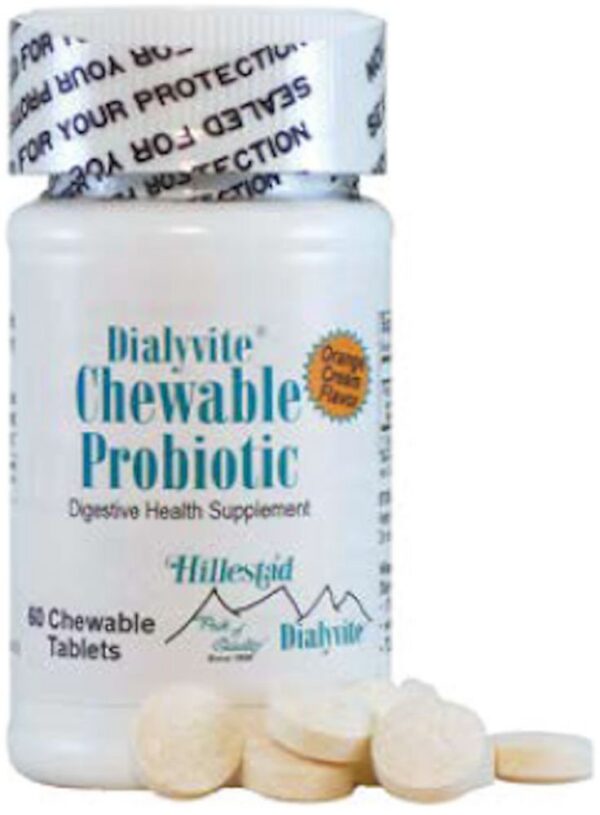 Version 1.0.0 Paquete Dialyvite probiótico masticable con beneficios digestivos