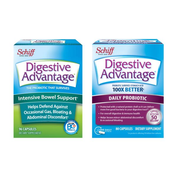 Paquete Digestive Advantage probióticos diarios y SII