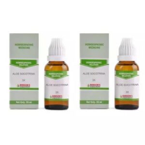 Paquete doble Aloe Socotrina 3X en botella blanca 30 ml