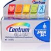 Paquete doble Centrum Silver Hombres 50+ multivitamínico 65 tabletas