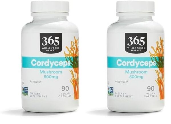 Version 1.0.0 Paquete doble Cordyceps cápsulas 365 Whole Foods Market