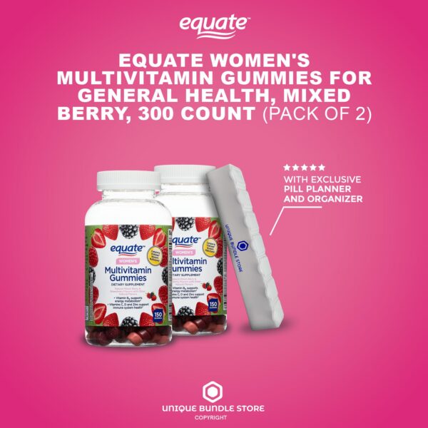 Paquete doble gominolas multivitamínicas Equate mujer