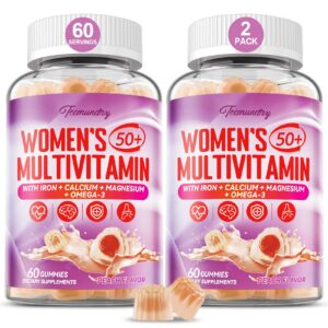 Paquete doble gomitas multivitamínicas para mujeres mayores de 50