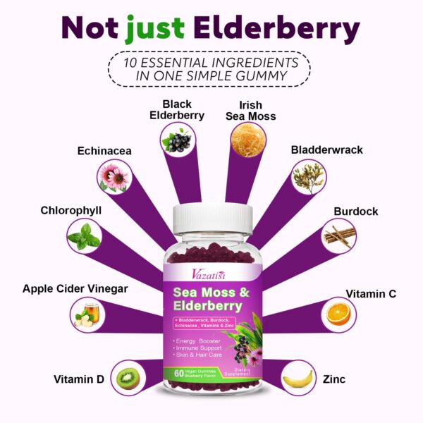 Paquete doble de gomitas Vazatisi sabor arándano