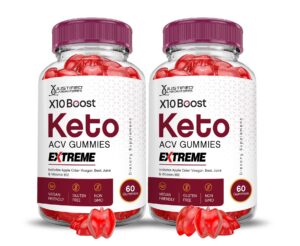 Paquete doble gomitas X10 Boost Keto ACV 2000MG