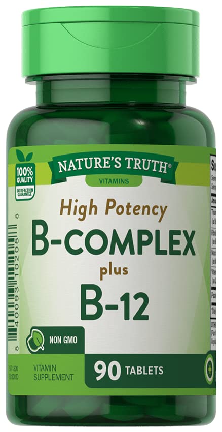 Paquete doble Nature's Truth B-Complex alta potencia y B-12