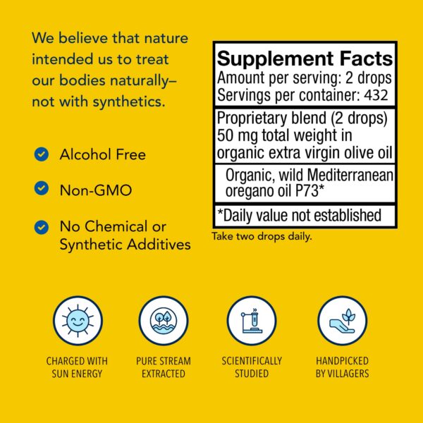 Paquete doble Oreganol P73 aceite oregano silvestre organico