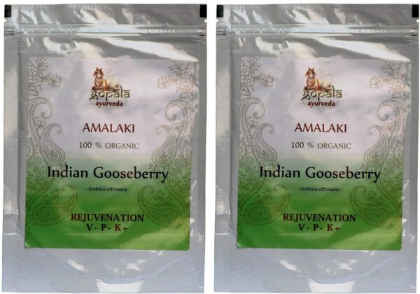 Paquete doble polvo Amalaki orgánico GOPALA AYURVEDA 250g