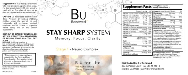 Paquete doble suplemento Bu Renewed con extracto de semilla de uva