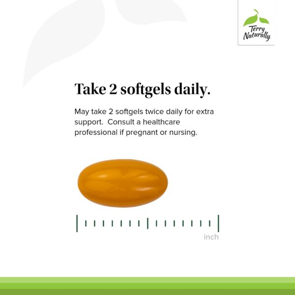 Version 1.0.0 Vista lateral frasco Terry Naturally CuraMed Brain