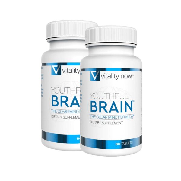 Paquete doble suplemento Vitality Now Youthful Brain 120 cápsulas