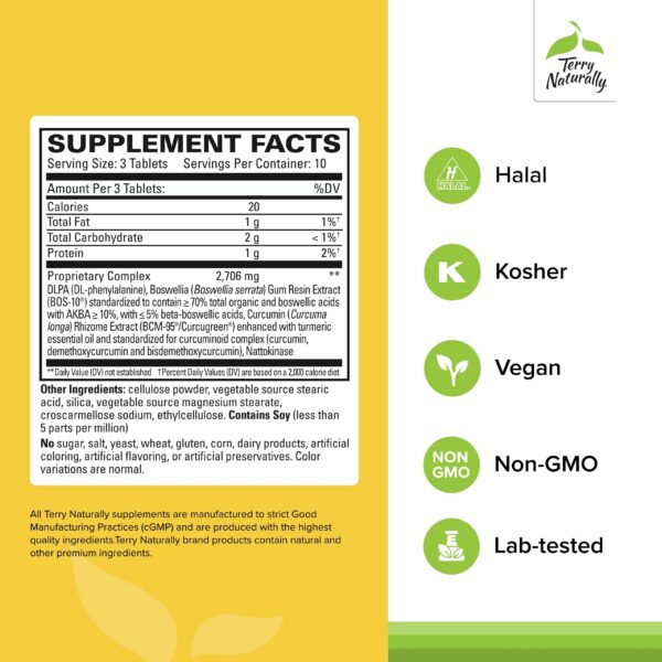 Version 1.0.0 Paquete doble Terry Naturally Curamin 30 tabletas cada uno