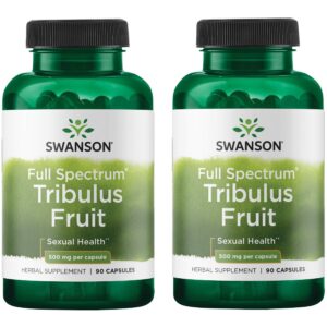 Paquete doble de Tribulus 500 mg 90 cápsulas Swanson