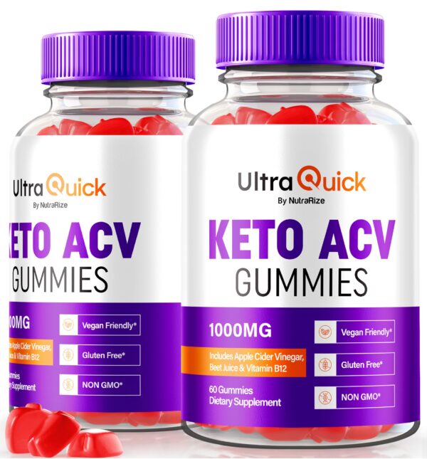 Version 1.0.0 Paquete doble Ultra Quick Keto ACV Gomitas 120 unidades